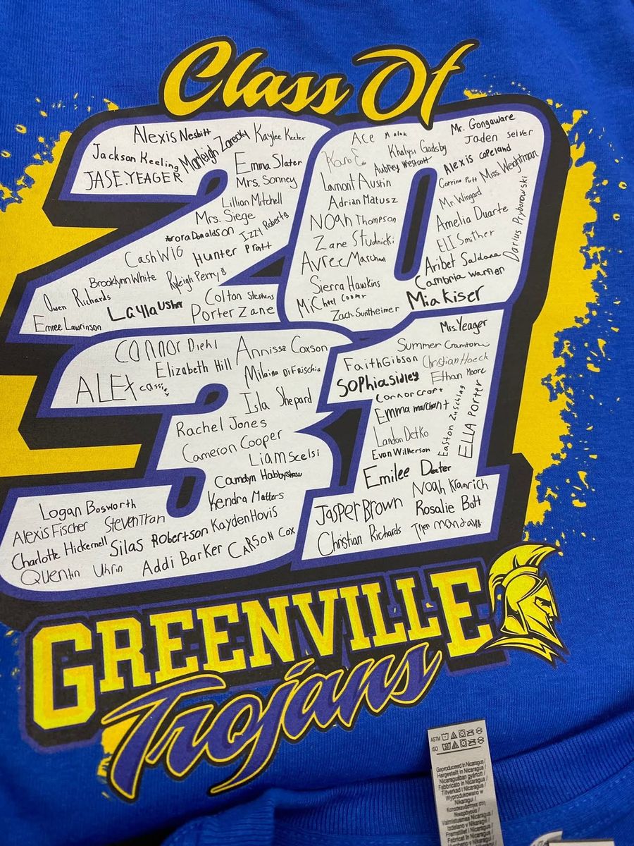 Class signature shirt — Class of 2034 signature shirt
