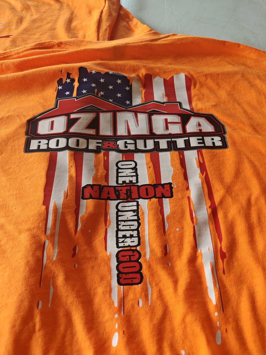 Work shirts — Orange crew tee