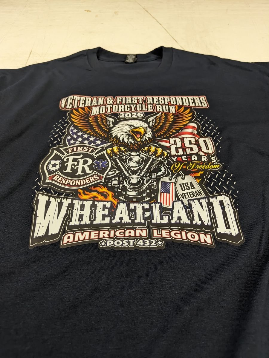 Motorcycle run shirts — Motorcycle run tee