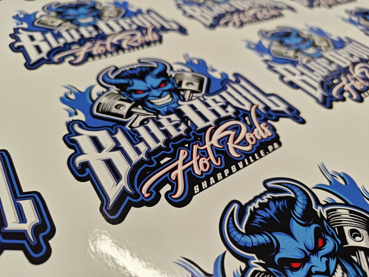 Custom decals — Decal sheet — Sharpsville, PA