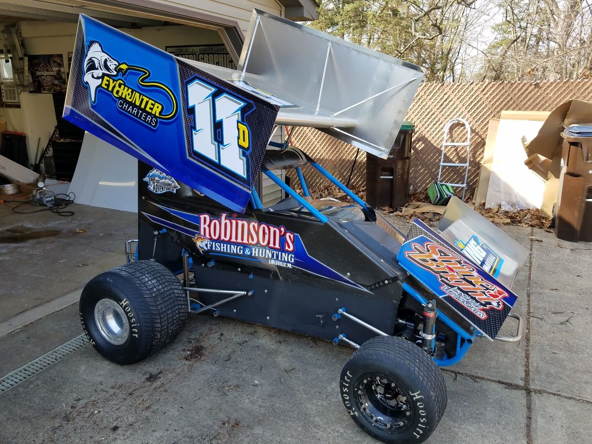 Micro sprint wrap — Wing graphics