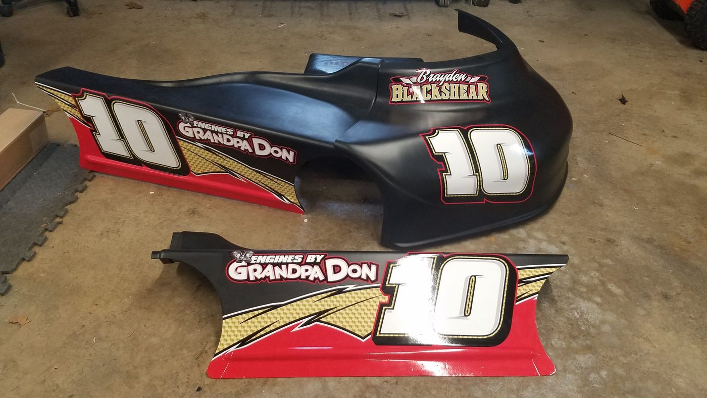 Kart body graphics — Kart body panels