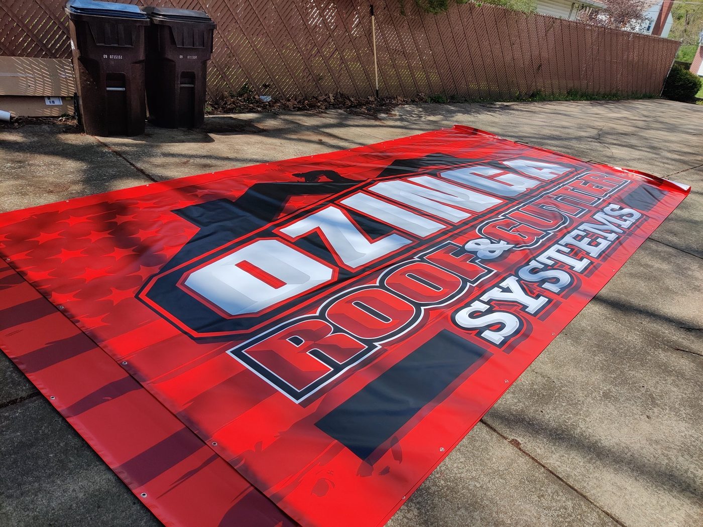 Hauler cover graphics — Hauler cover, laid out