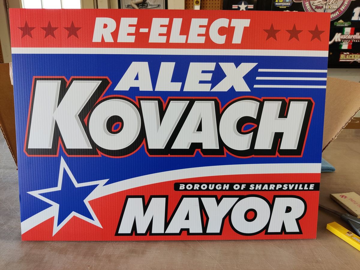 Campaign signs — Campaign sign