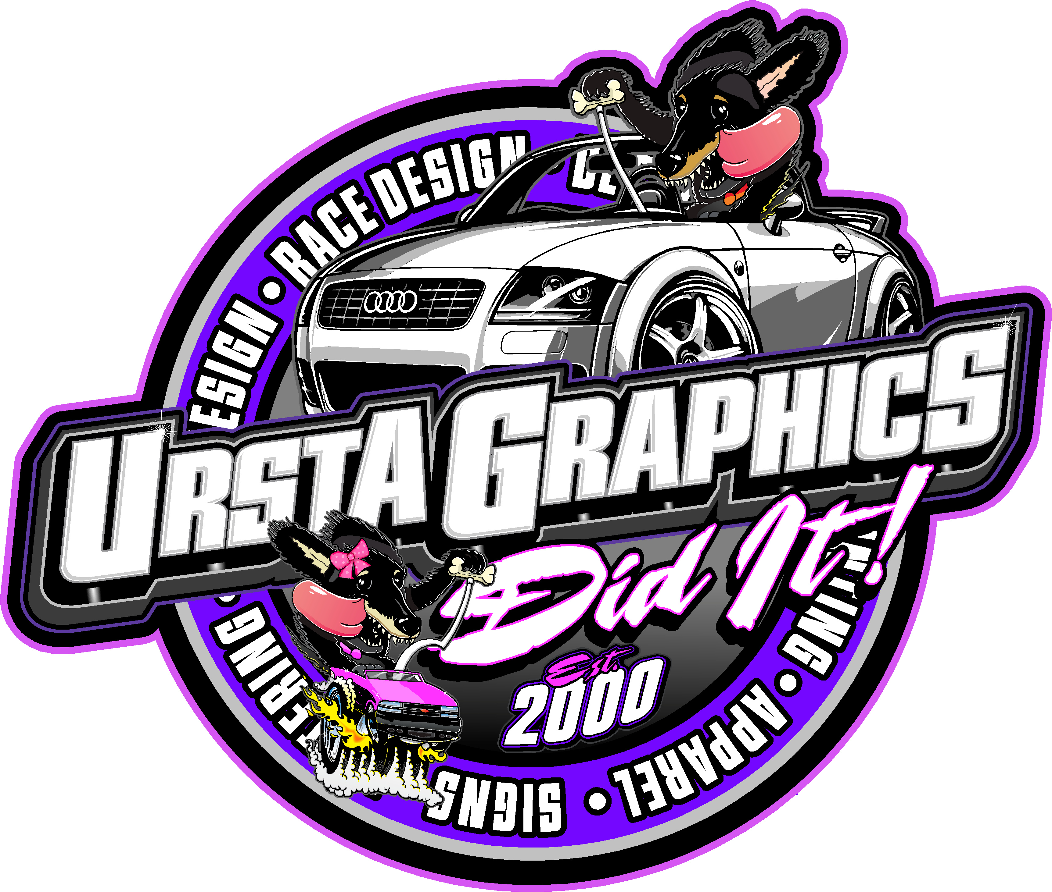 Ursta Graphics Did It logo