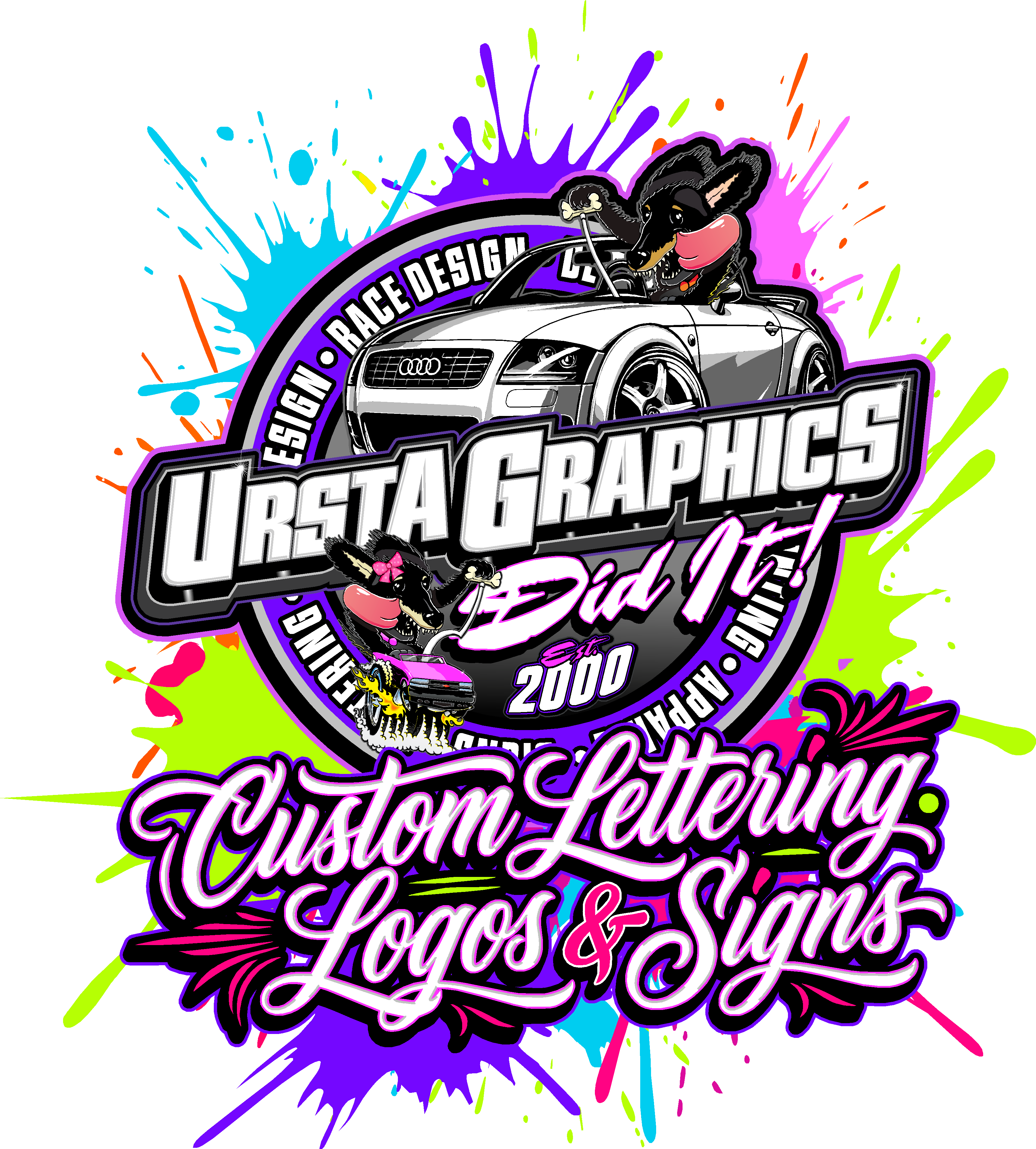 Ursta Graphics Did It logo