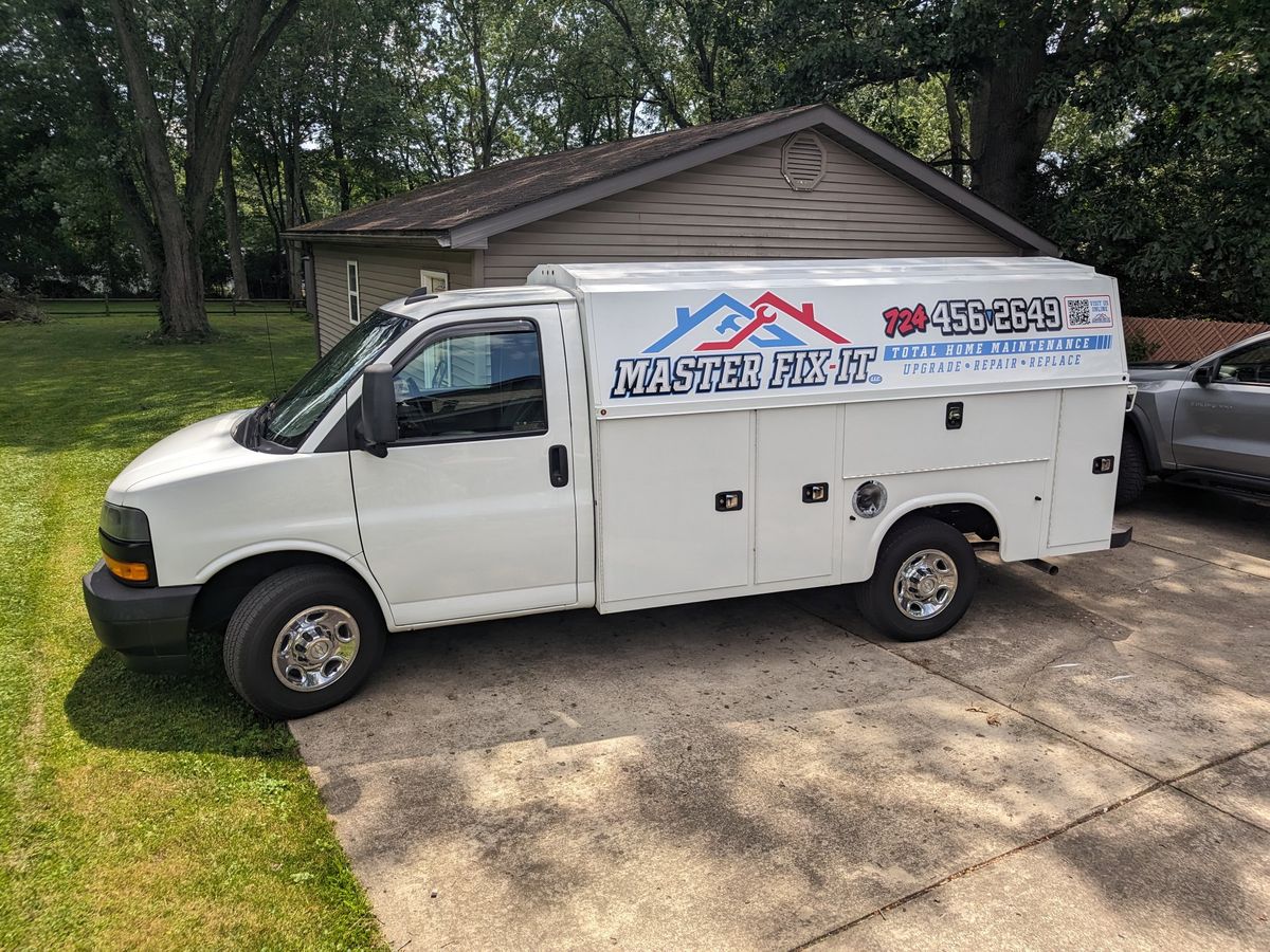 Service van lettering — KUV service van