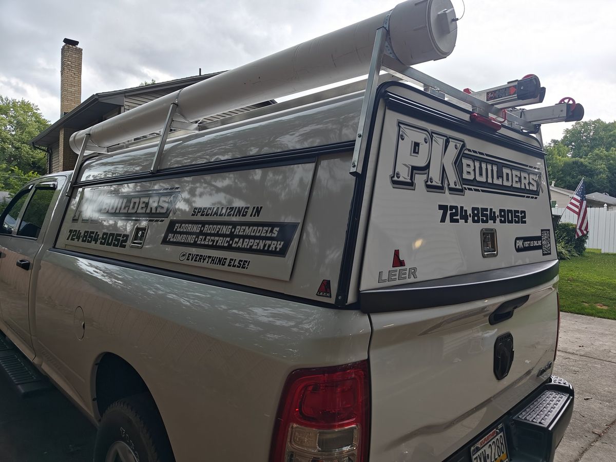 Contractor cap lettering — Cap lettering — rear view