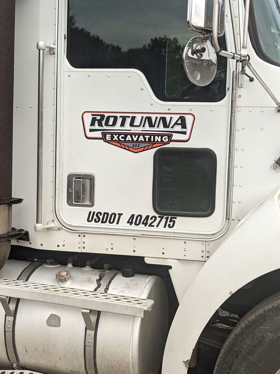 Truck lettering & equipment decals — Semi door lettering